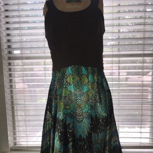 Beautiful sangria dress.